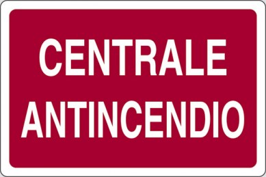 cartello centrale antincendio 