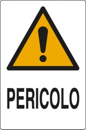 cartello pericolo 